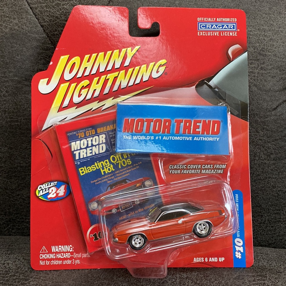 Johnny Lightning, Motor Trend, 1970 Plymouth Hemi Cuda
